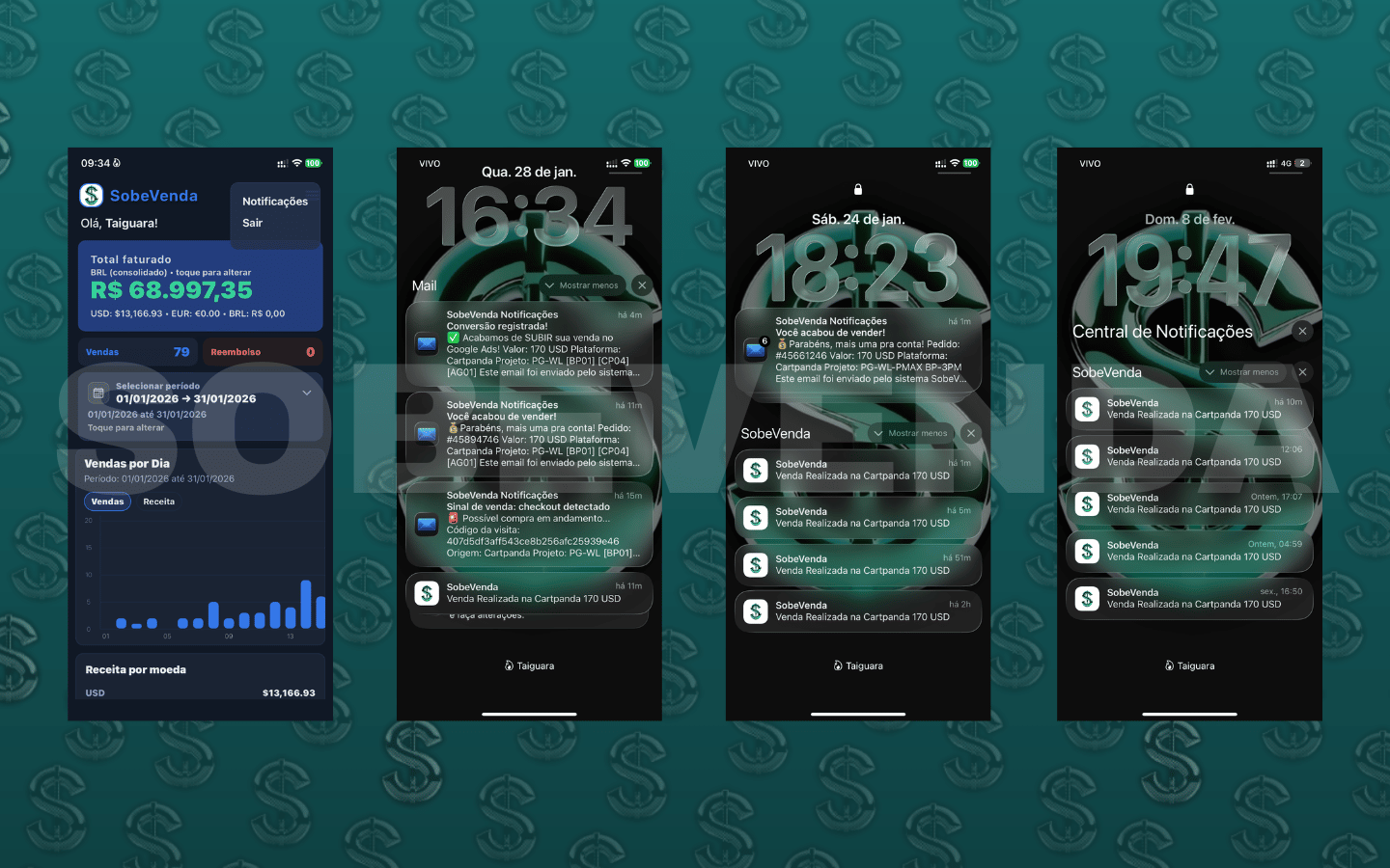 Aplicativo mobile do SobeVenda