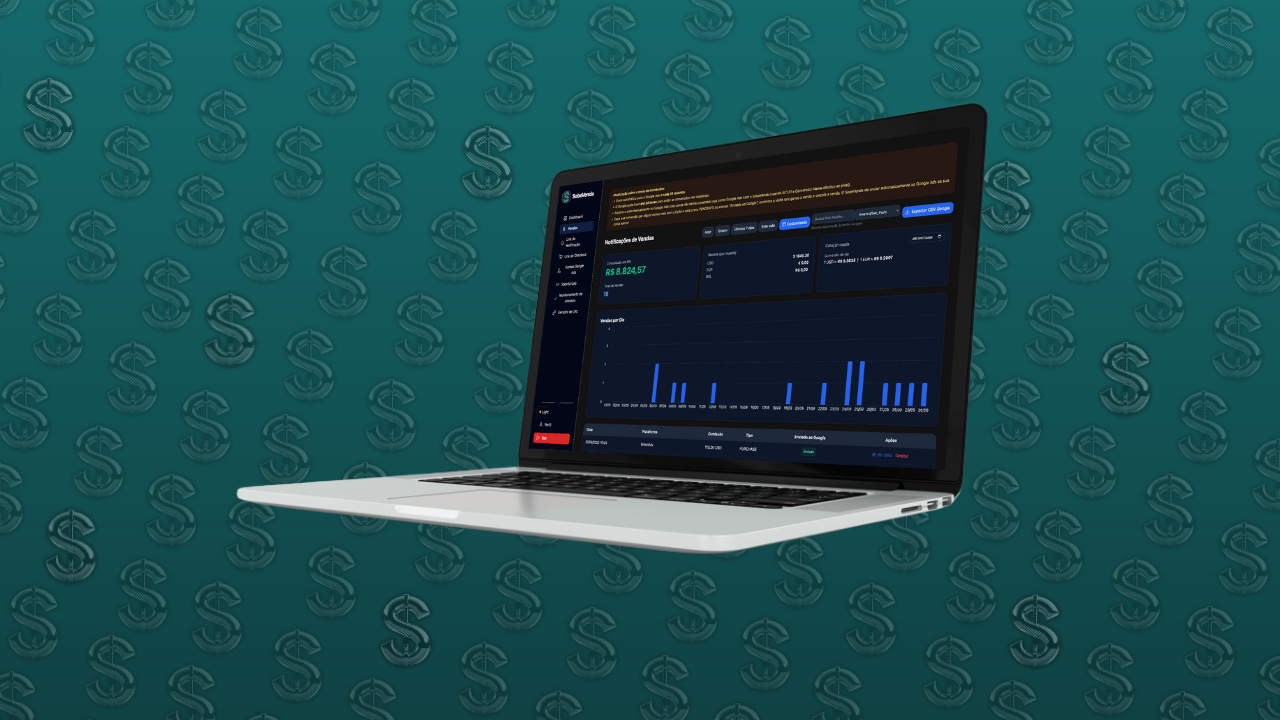 SobeVenda dashboard